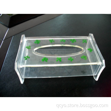 acrylic tissue box tissue box toilet tissue holder QCY-TB-9